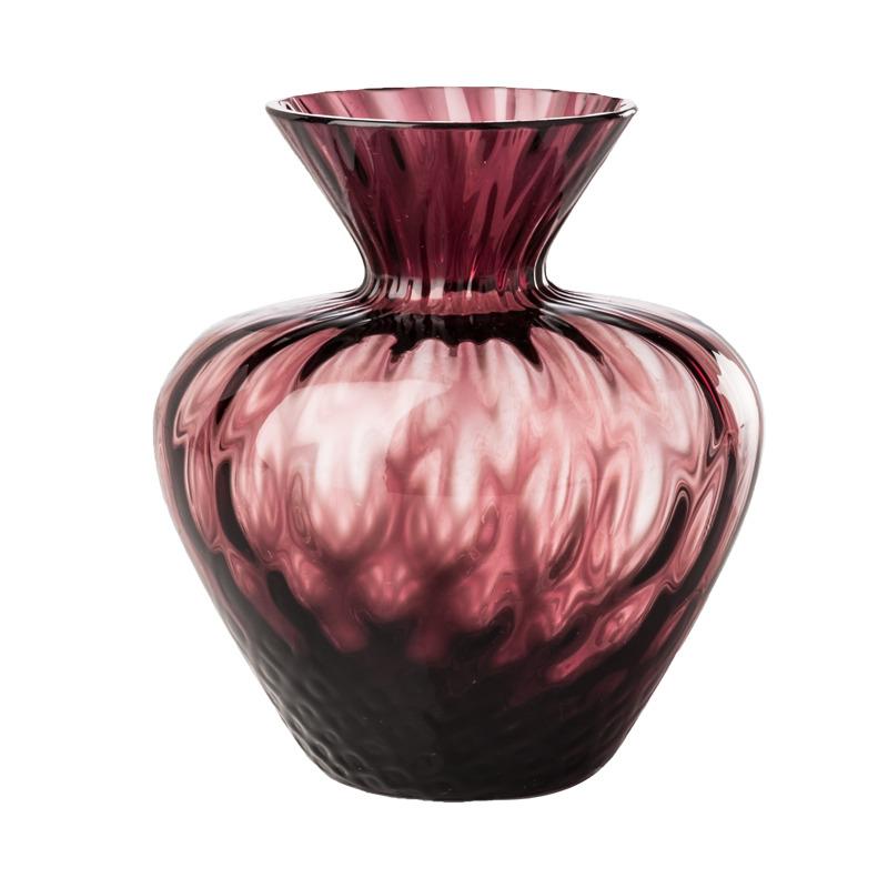Gemme Vase in Violet Balloton Blown Glass by Venini For Sale at 1stDibs