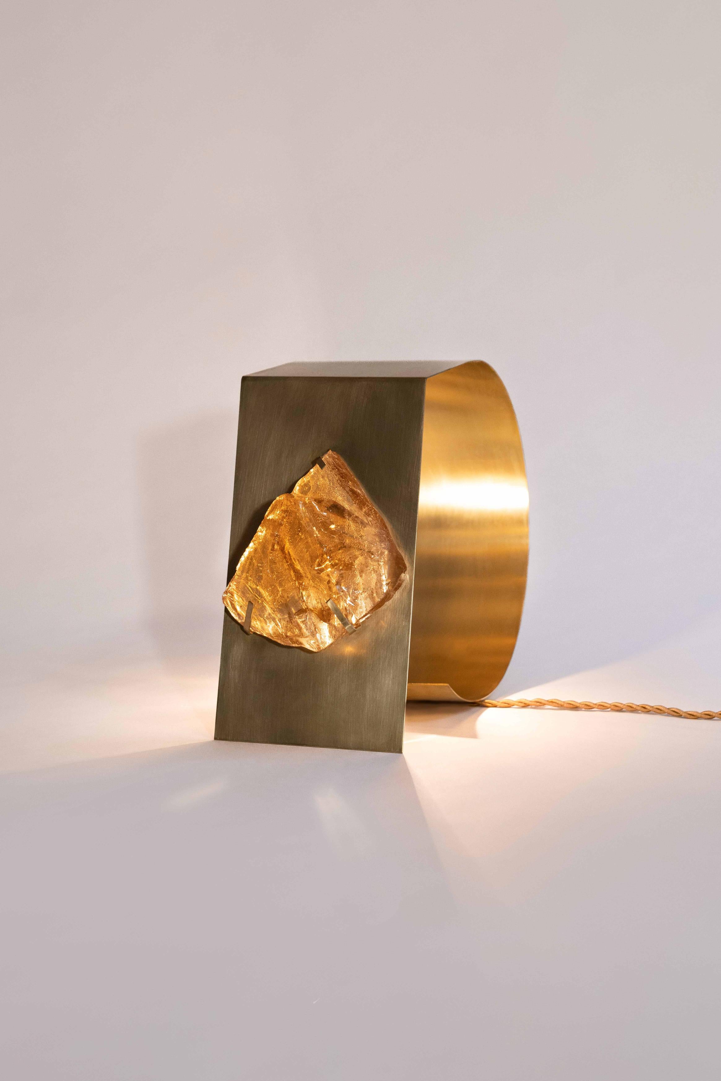 Post-Modern Gems Ambre Table Lamp by Marie Jeunet For Sale