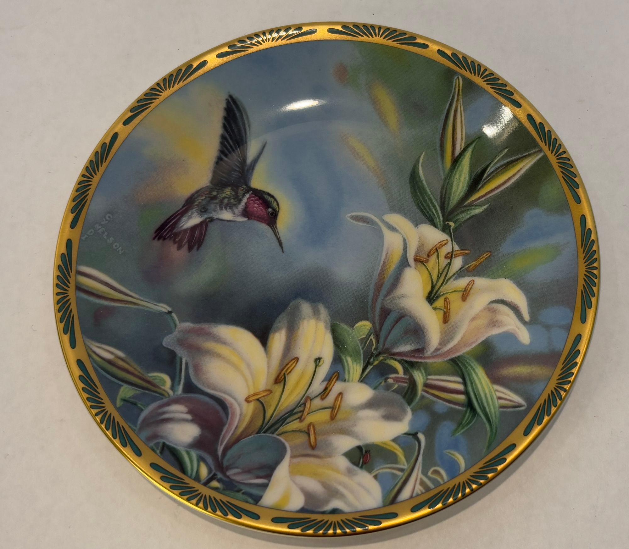 Porcellana Gemme della Nature I bellissimi colibrì di Cyndi Nelson in vendita