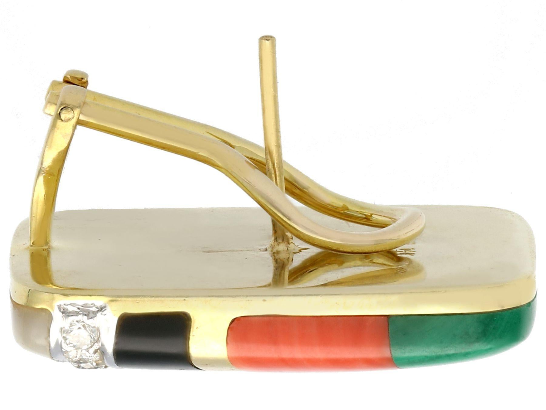 Vintage Gemstone and Yellow Gold Jewelry Suite Set For Sale 5