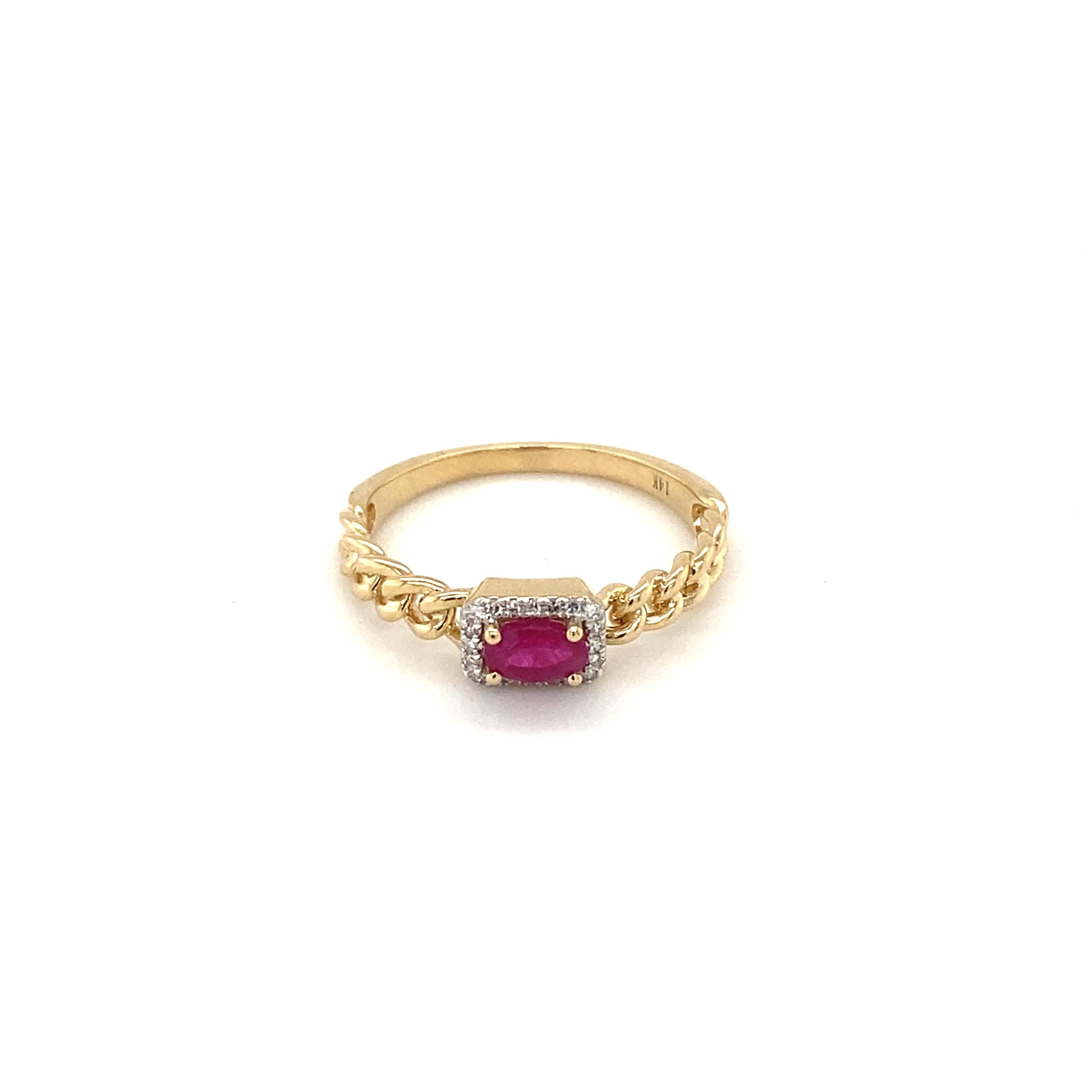 Edelstein und Diamant Solitär-Ring, natürlicher ovaler Kugelring, Kettenring im Angebot 7