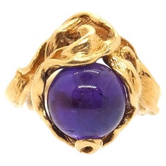 Edelstein Bills Gilbert Albert 18 Karat Gelbgold Ring