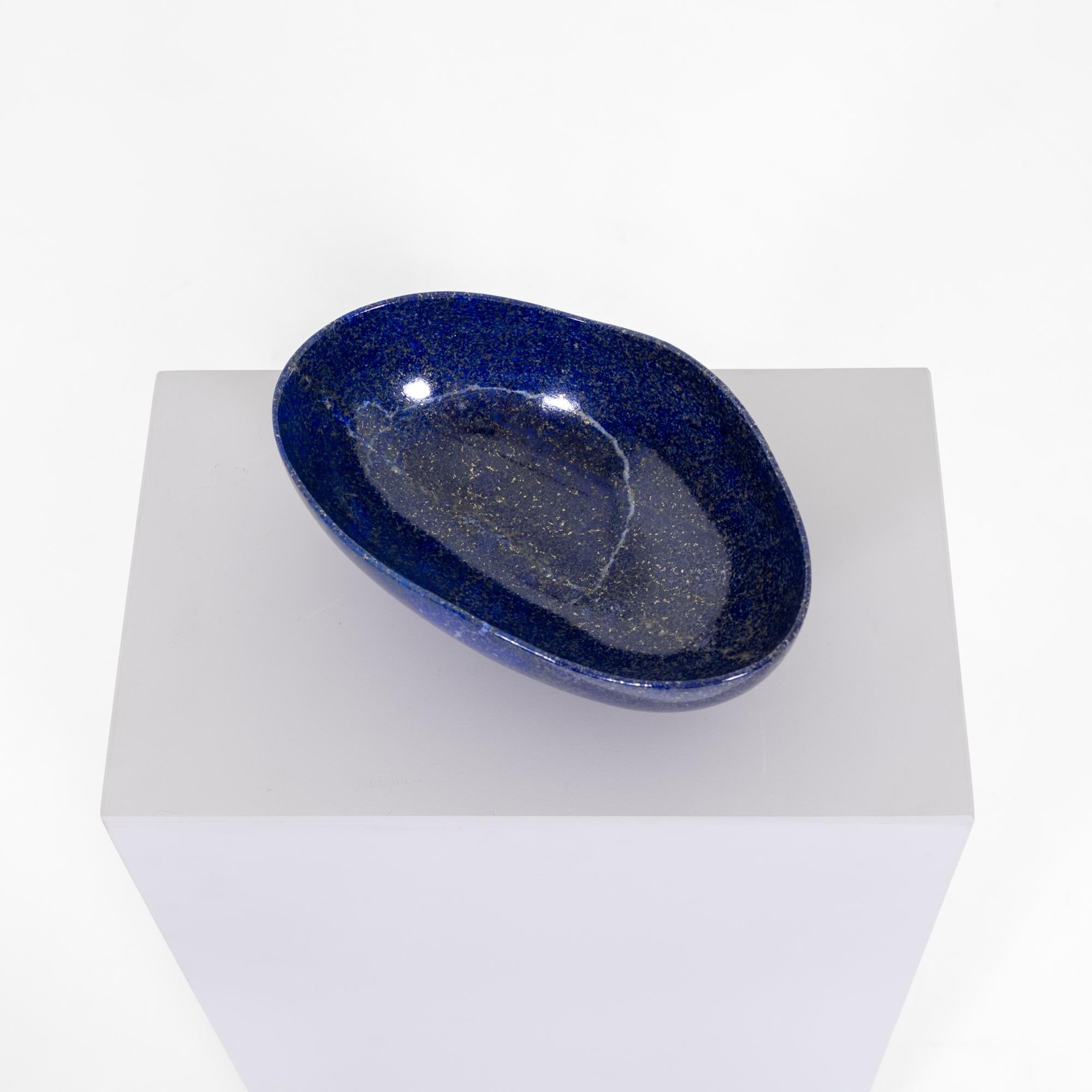 Lapis Lazuli Gemstone bowl - Lapislazuli, Germany 1960s/70s  For Sale