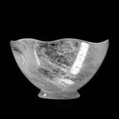 Gemstone bowl - Rock Crystal, 1960s/70s