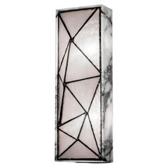 Gem_Stone, applique murale contemporaine en verre et marbre Carrera de Kalin Asenov