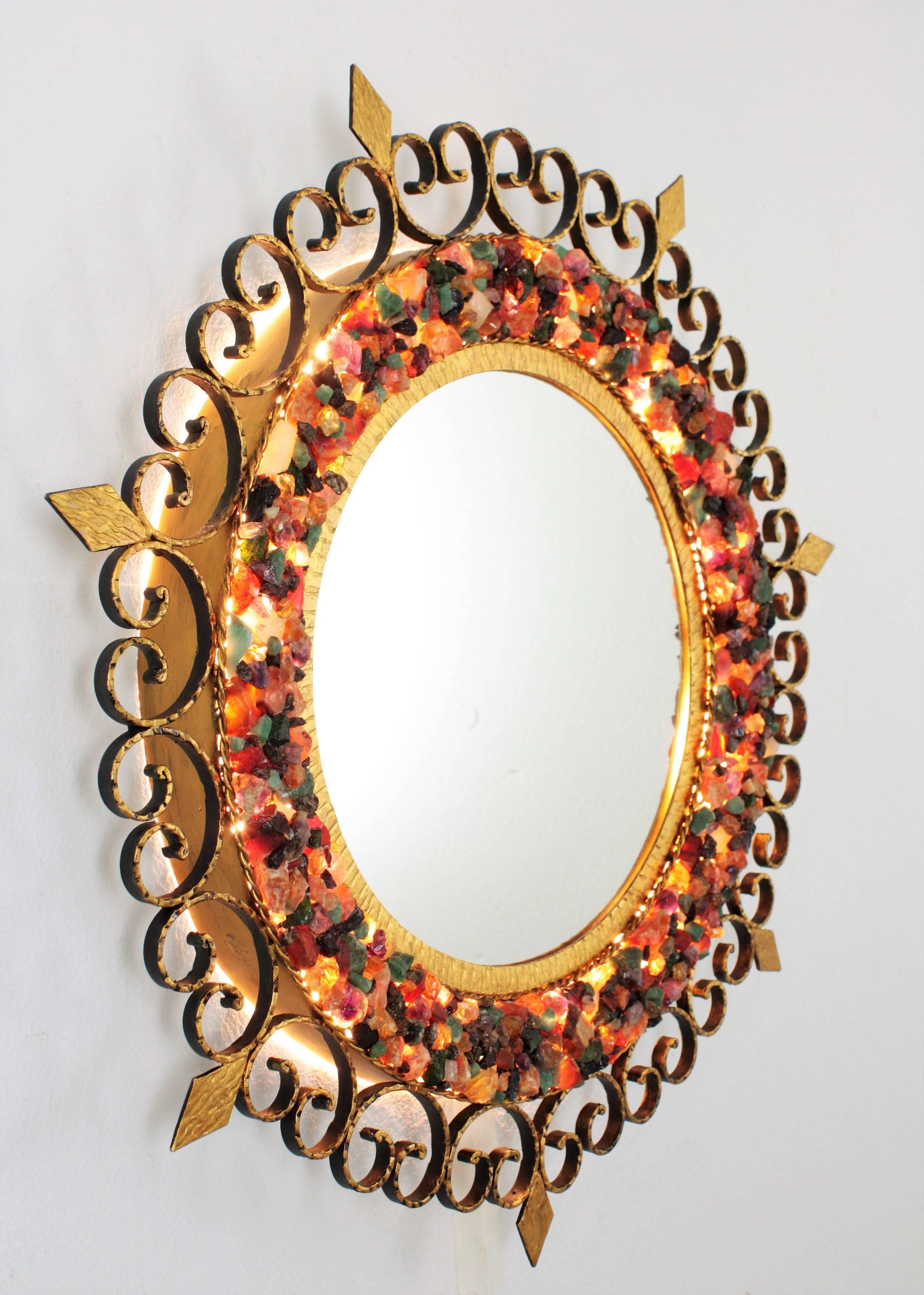 gemstone mirror