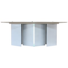 Gemstone Terrazzo Toped Dinning Table