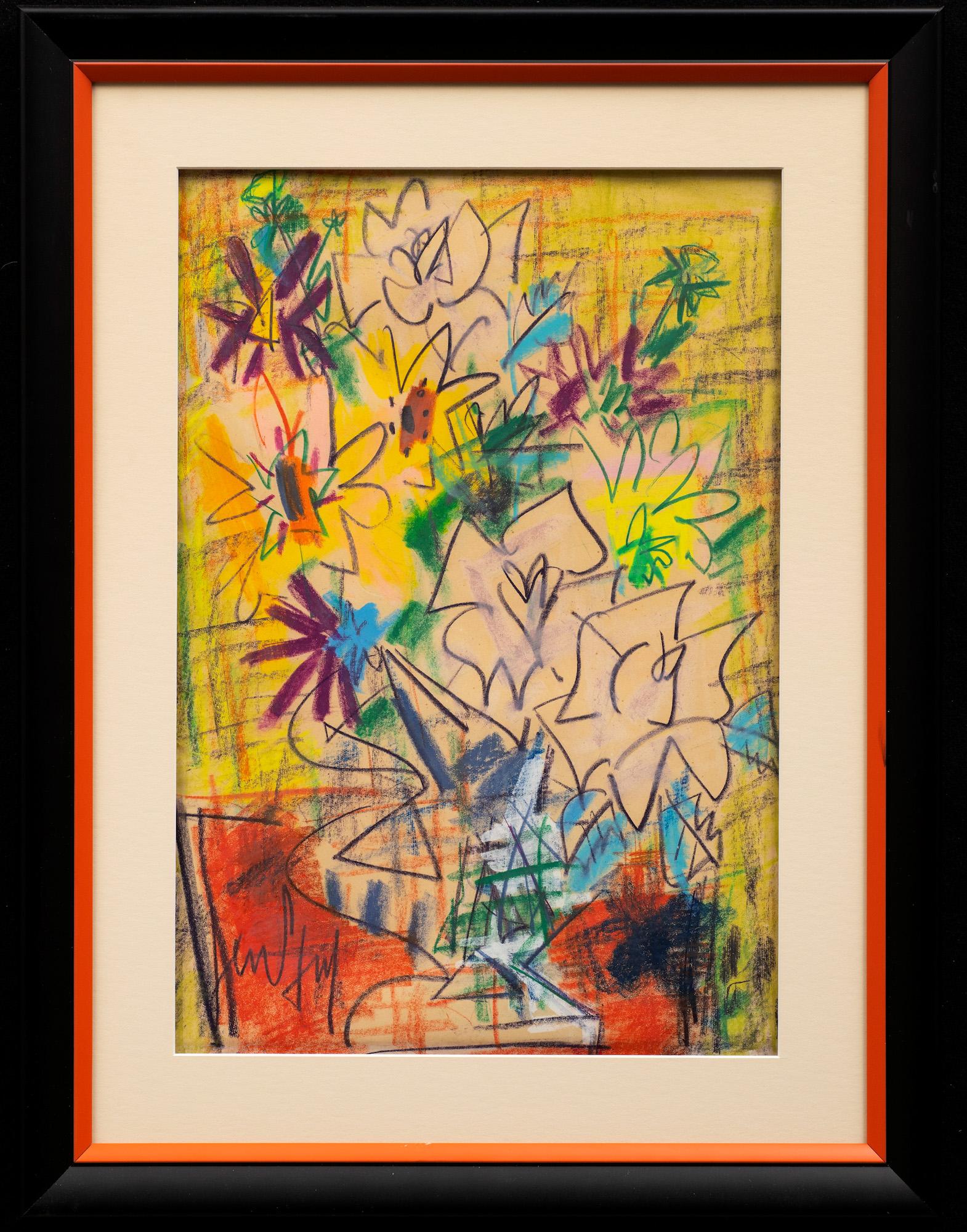 GEN PAUL Still-Life Painting – Französischer Expressionismus „Eine Blumenvase“ Gen Paul (französisch, 1895-1975)