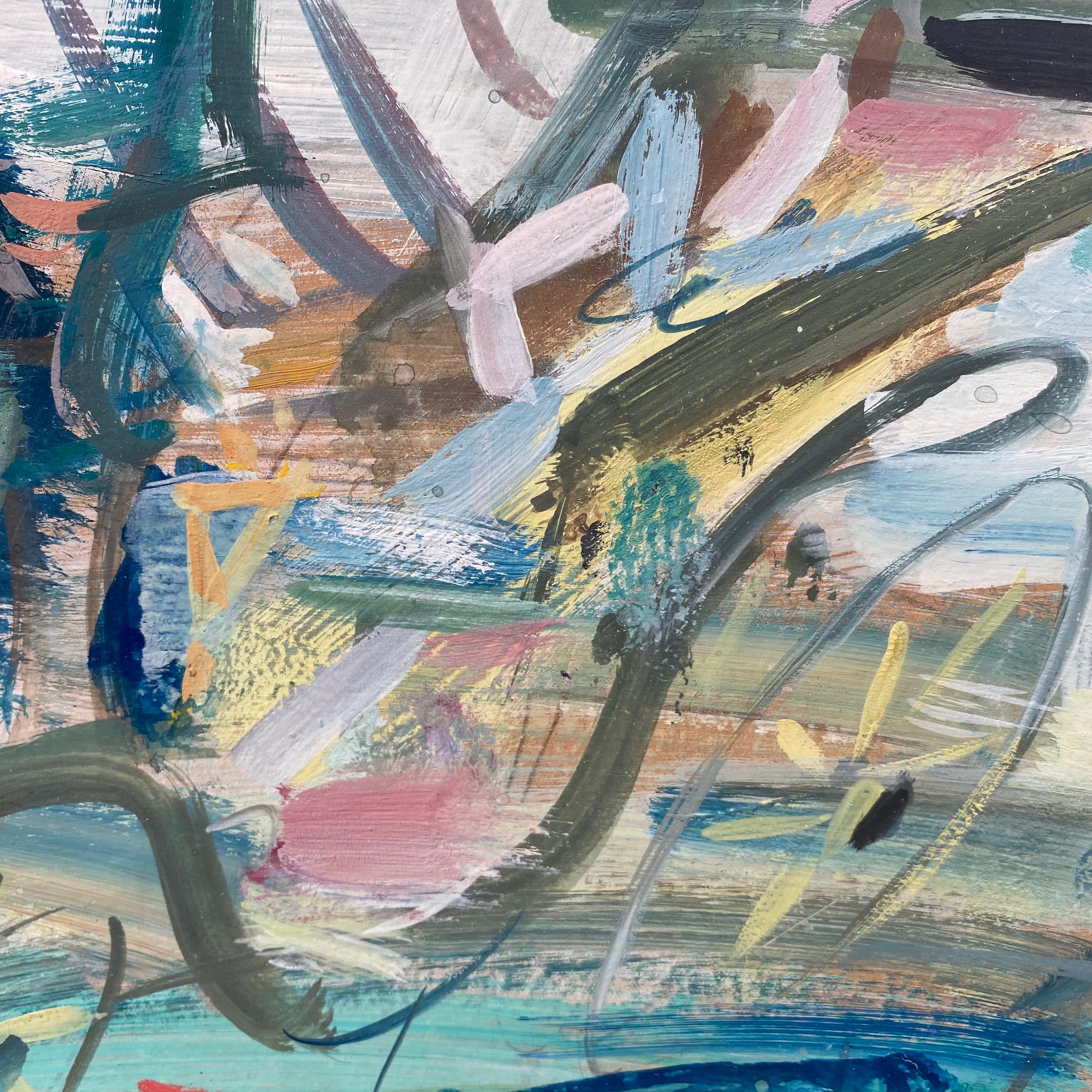 Dieses dynamische und ausdrucksstarke Gemälde von Eugène Paul mit dem Titel Moulin Rouge fängt die Energie und Atmosphäre von Paris in der Mitte des 20. Jahrhunderts ein. Mit kühnen Pinselstrichen, rhythmischen Bewegungen und einem Zusammenspiel