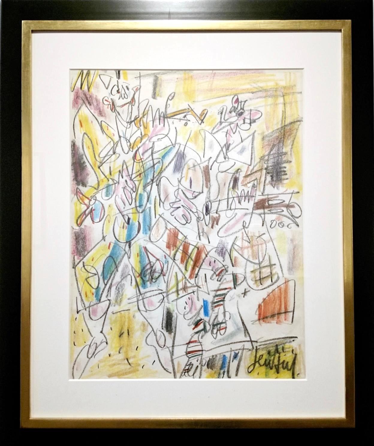 Musikalische Clowns (Les Musiciens) – Painting von GEN PAUL