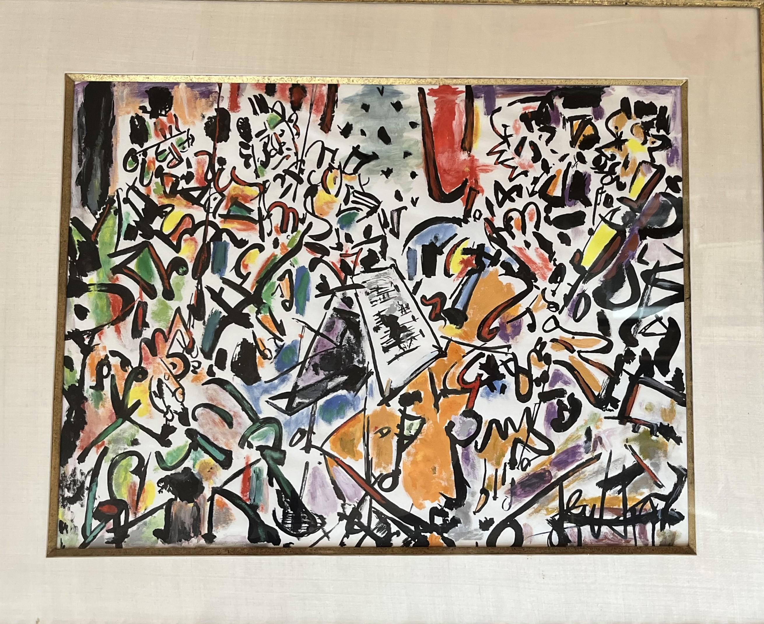 GEN PAUL Abstract Painting - Musicians