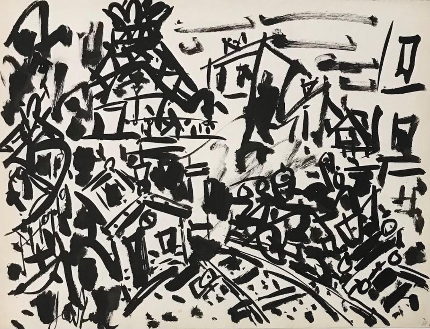 Abstract Painting di GEN PAUL - Il treno