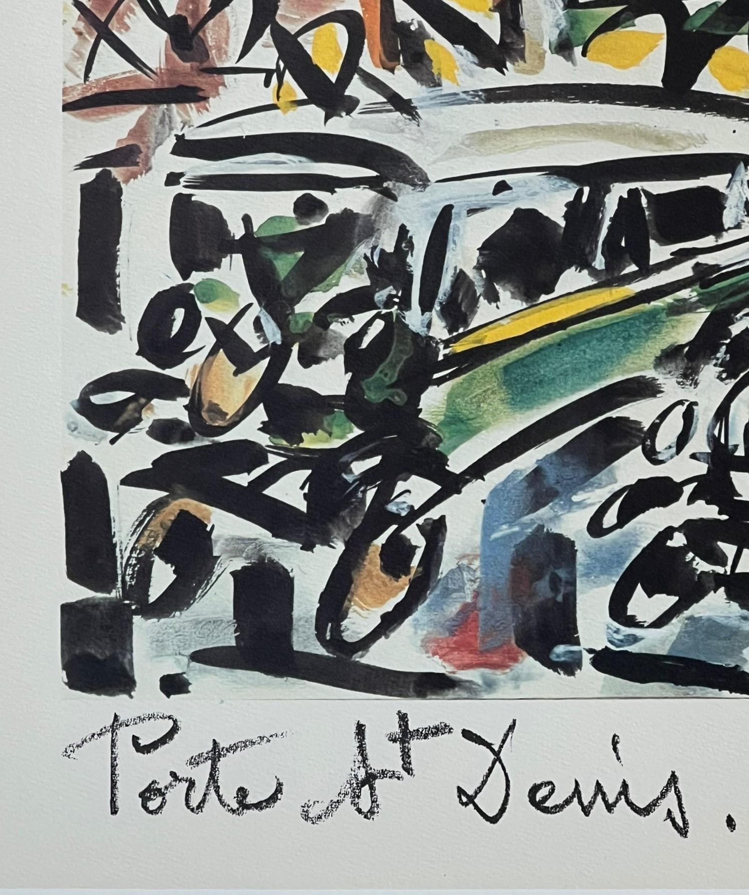 Porte Saint Denis - Abstract Print by GEN PAUL
