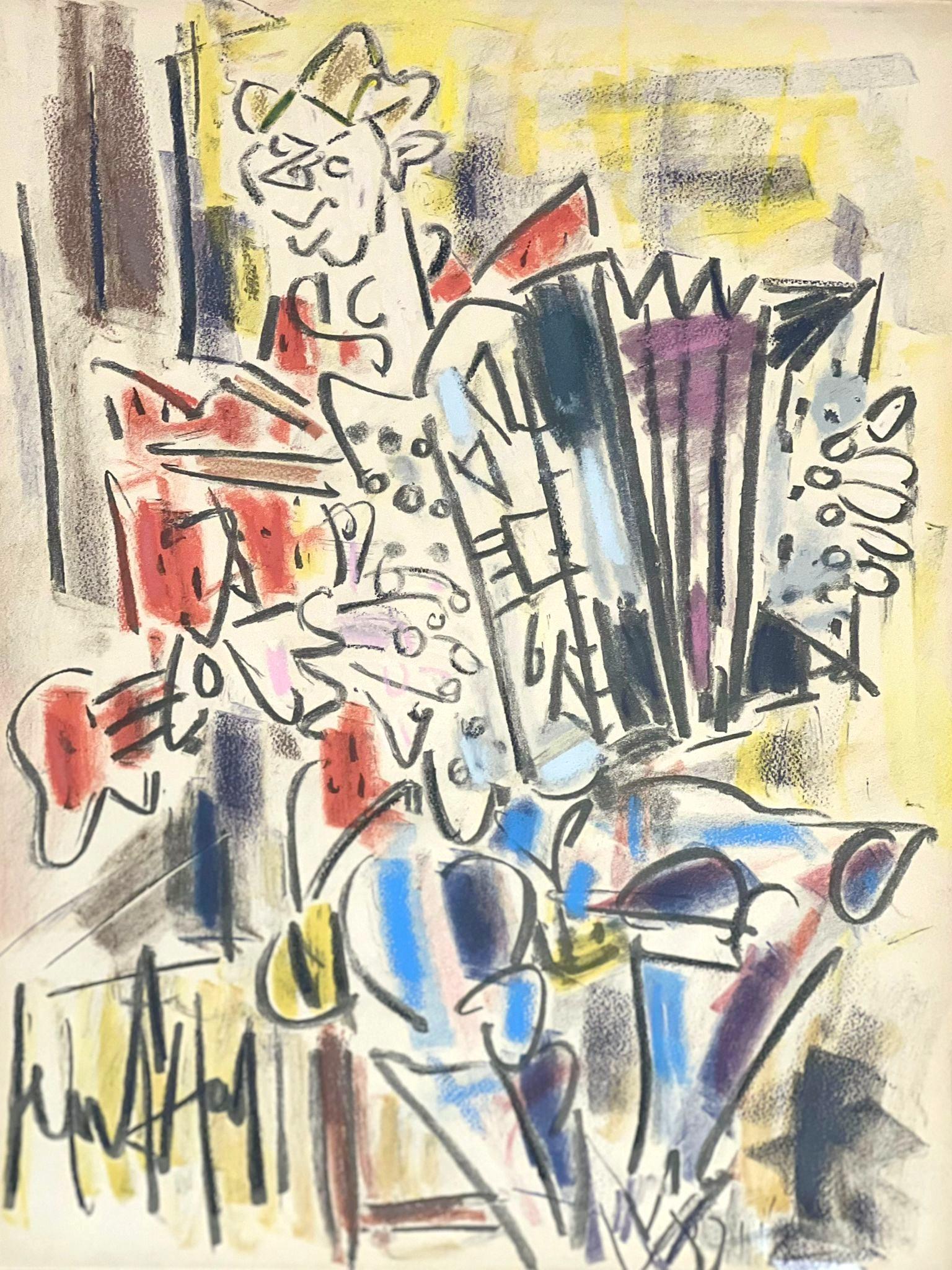 The accordion-playing