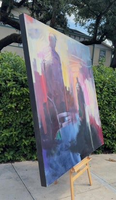 Duality, Abstract Oil Painting