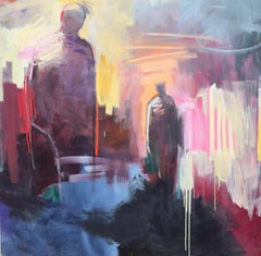 Duality, Abstract Oil Painting