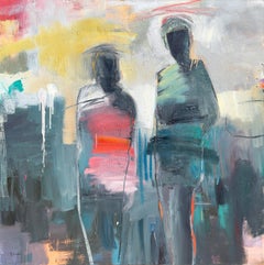 L'offesa dell'onestà, Pittura a olio astratta
