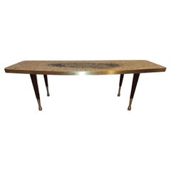 Genaro Alvarez Mosaic Glass Tile Cocktail Table Mexico, circa 1955