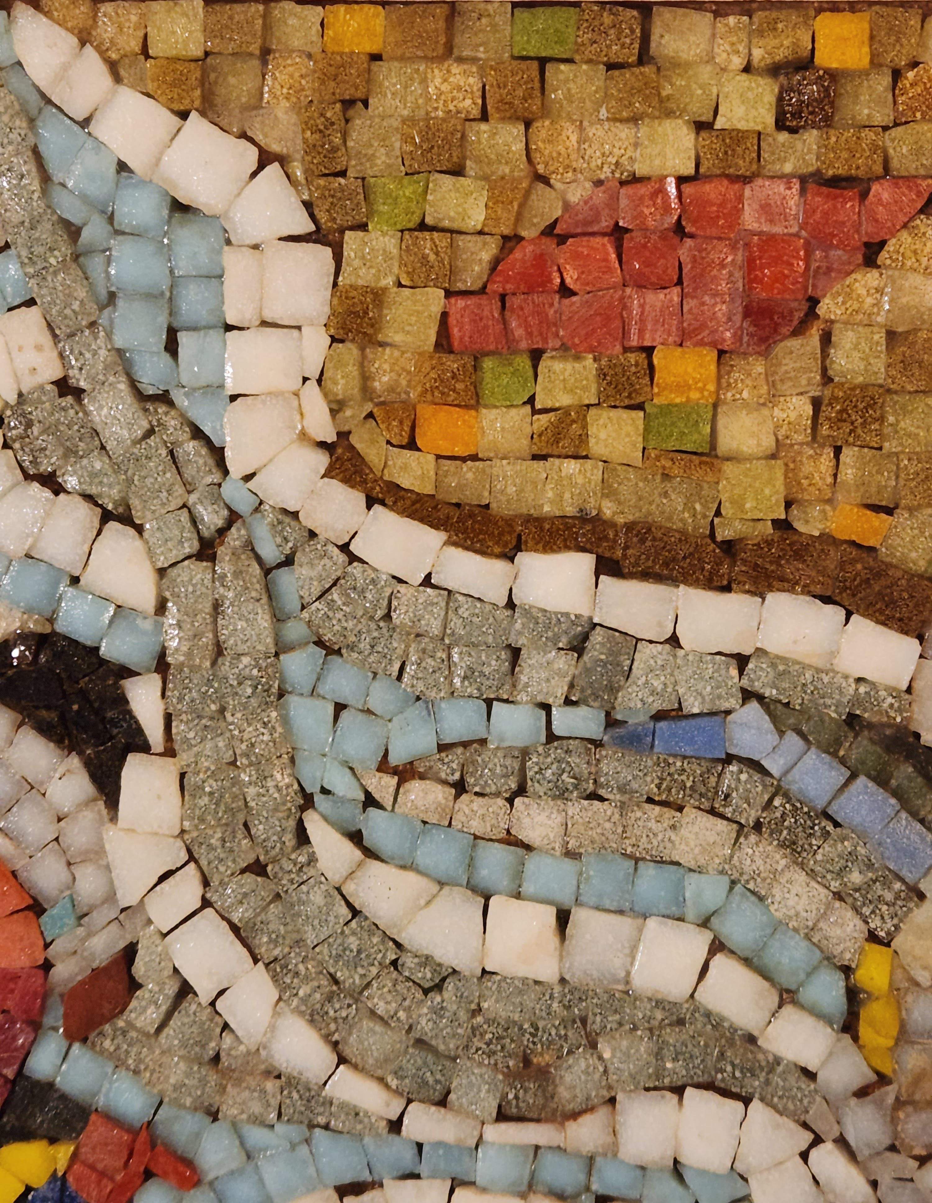 Genaro Alvarez Mosaic Panel Agave Landscape Clothes Washers Mexico, circa 1955  For Sale 6