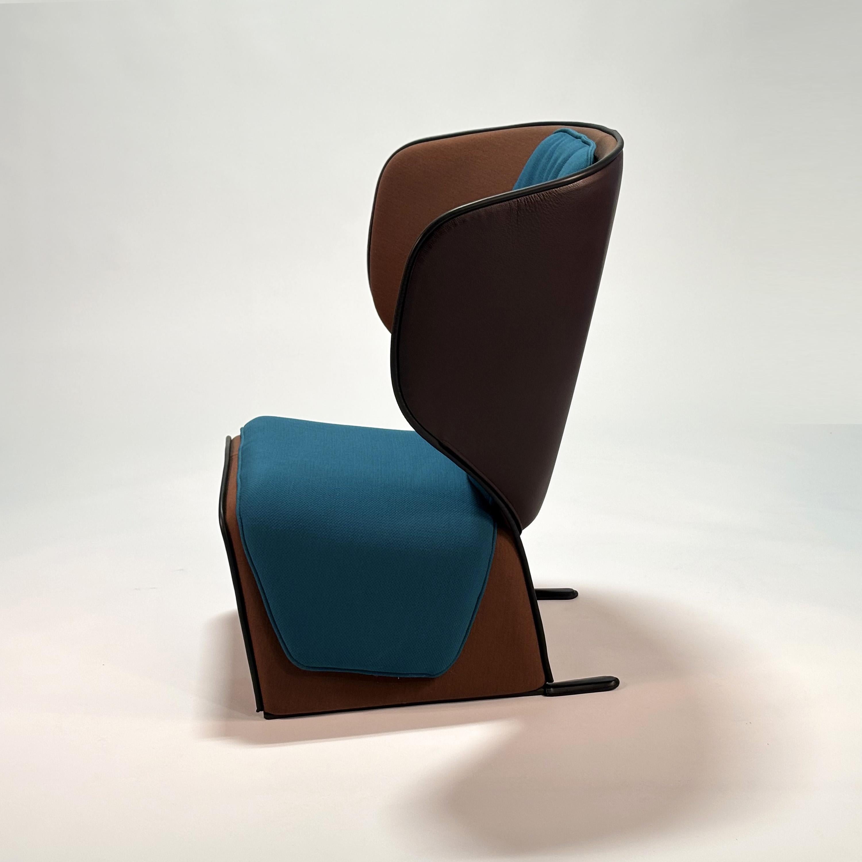 Contemporary Gender Armchair & Footrest by Patricia Urquiola For Sale