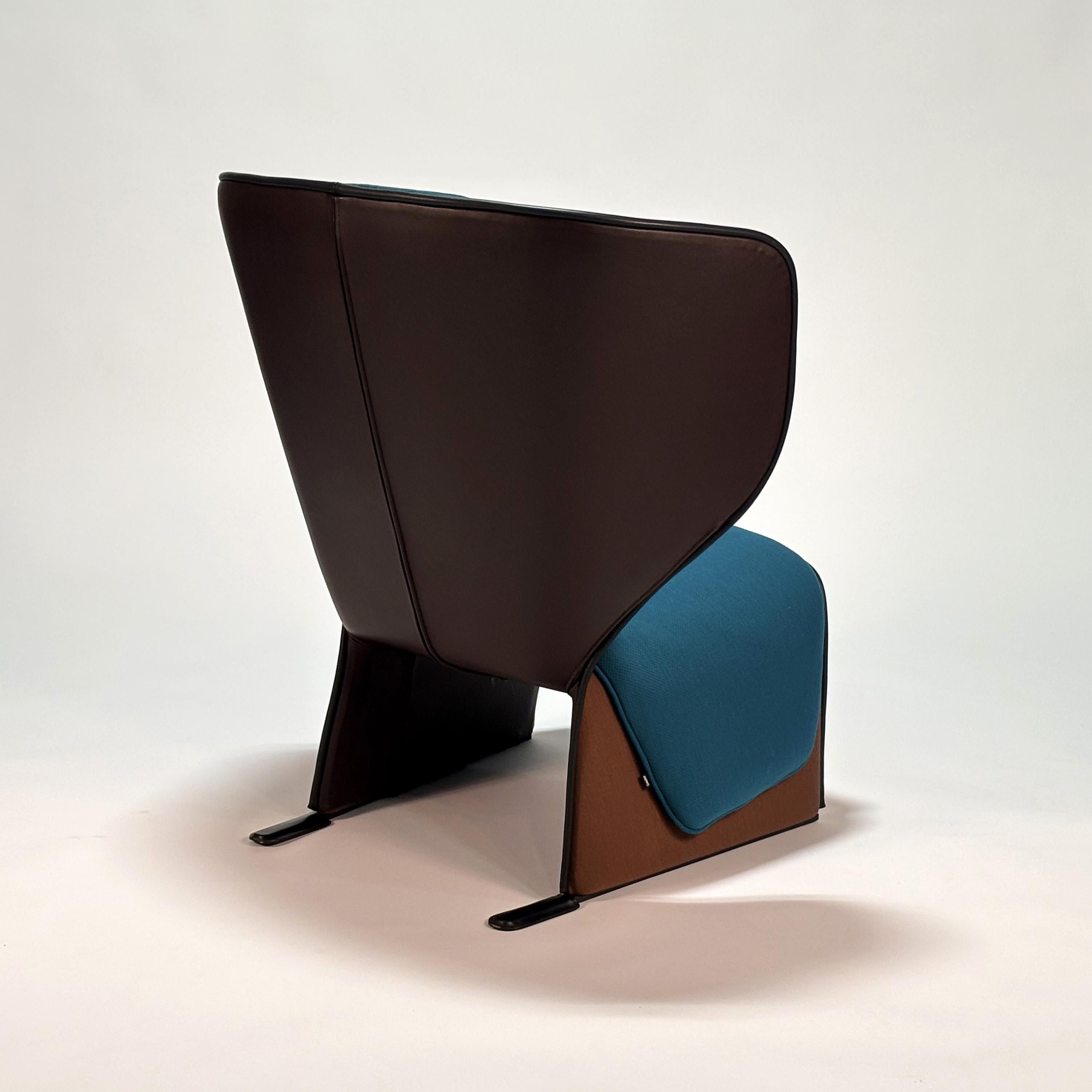 Gender Armchair & Footrest by Patricia Urquiola For Sale 2