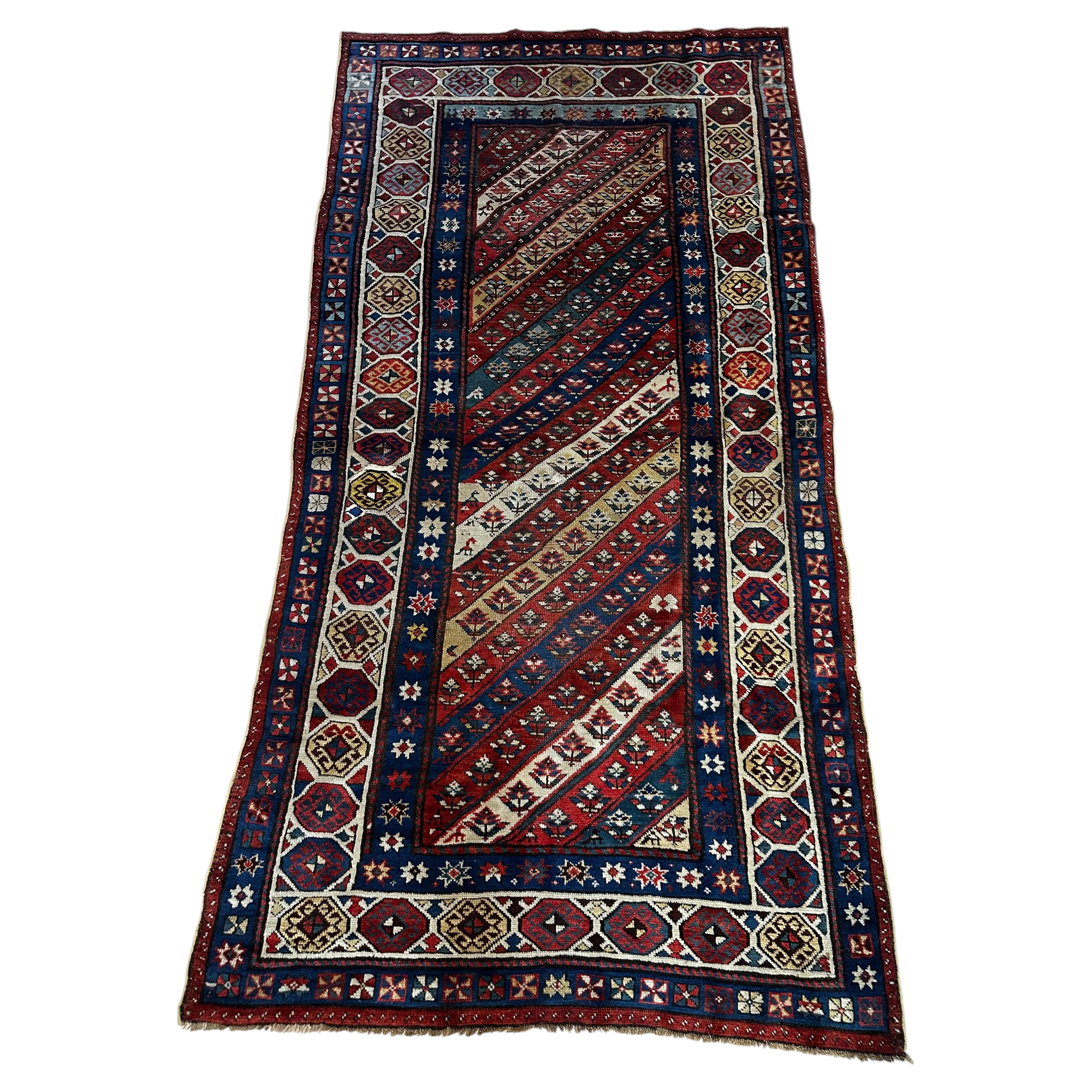 Gendje Antique Runner, Superb Caucasin