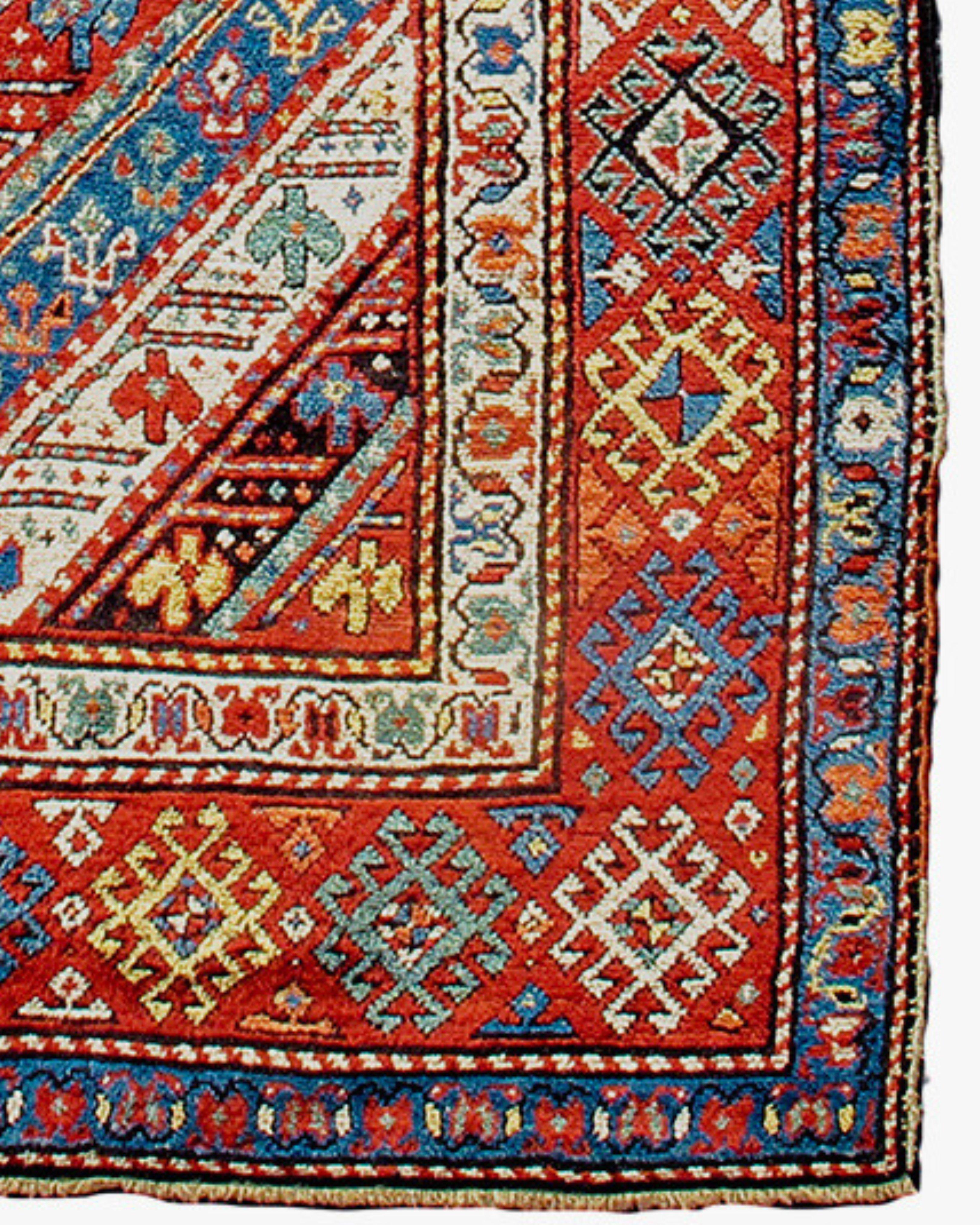 Gendje Rug, Late 19th Century In Excellent Condition For Sale In San Francisco, CA