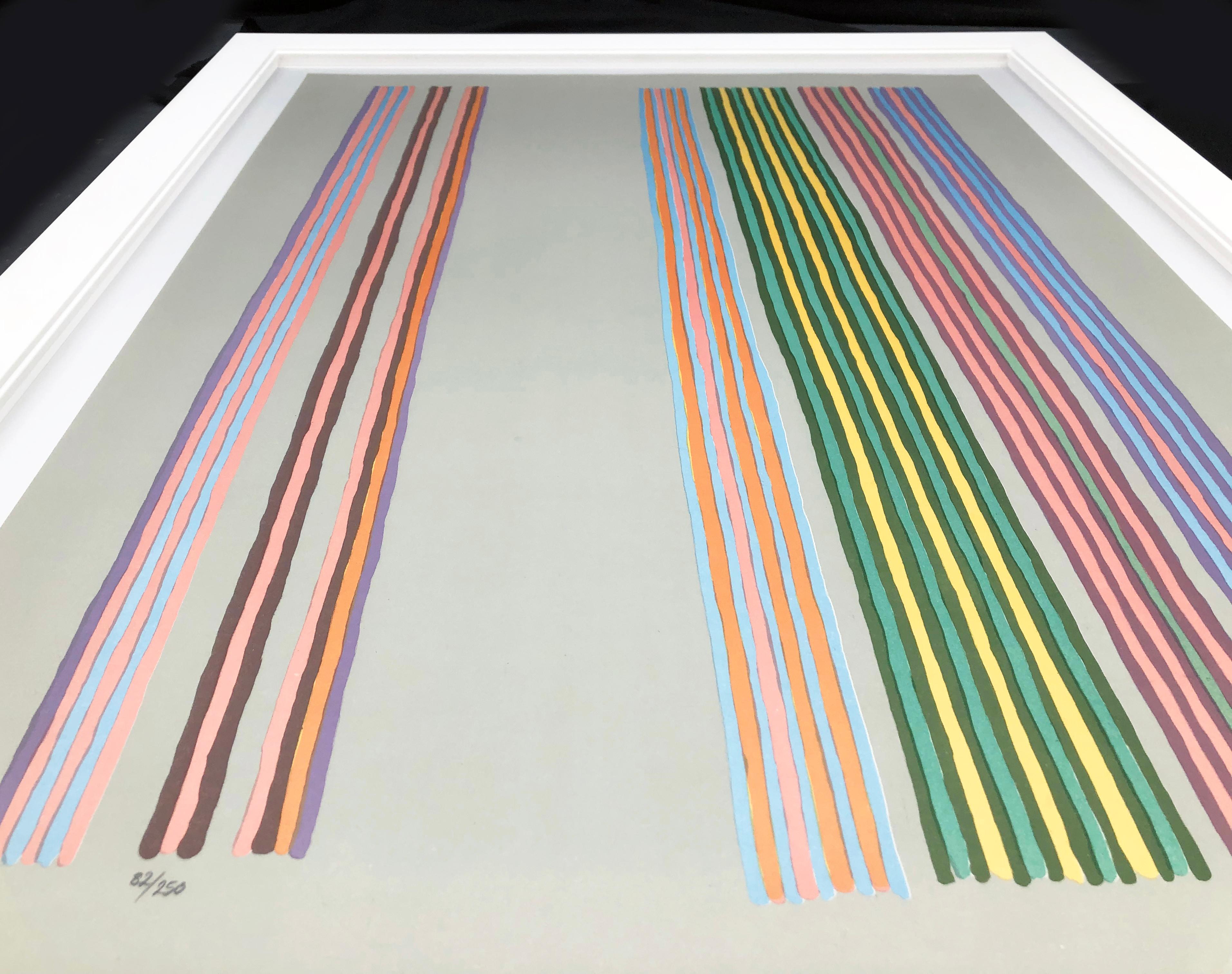Gene Davis Color Field Modern Abstract Print 