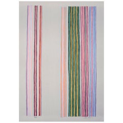 Gene Davis Color Field Modern Abstract Print "Royal Curtain", 1980