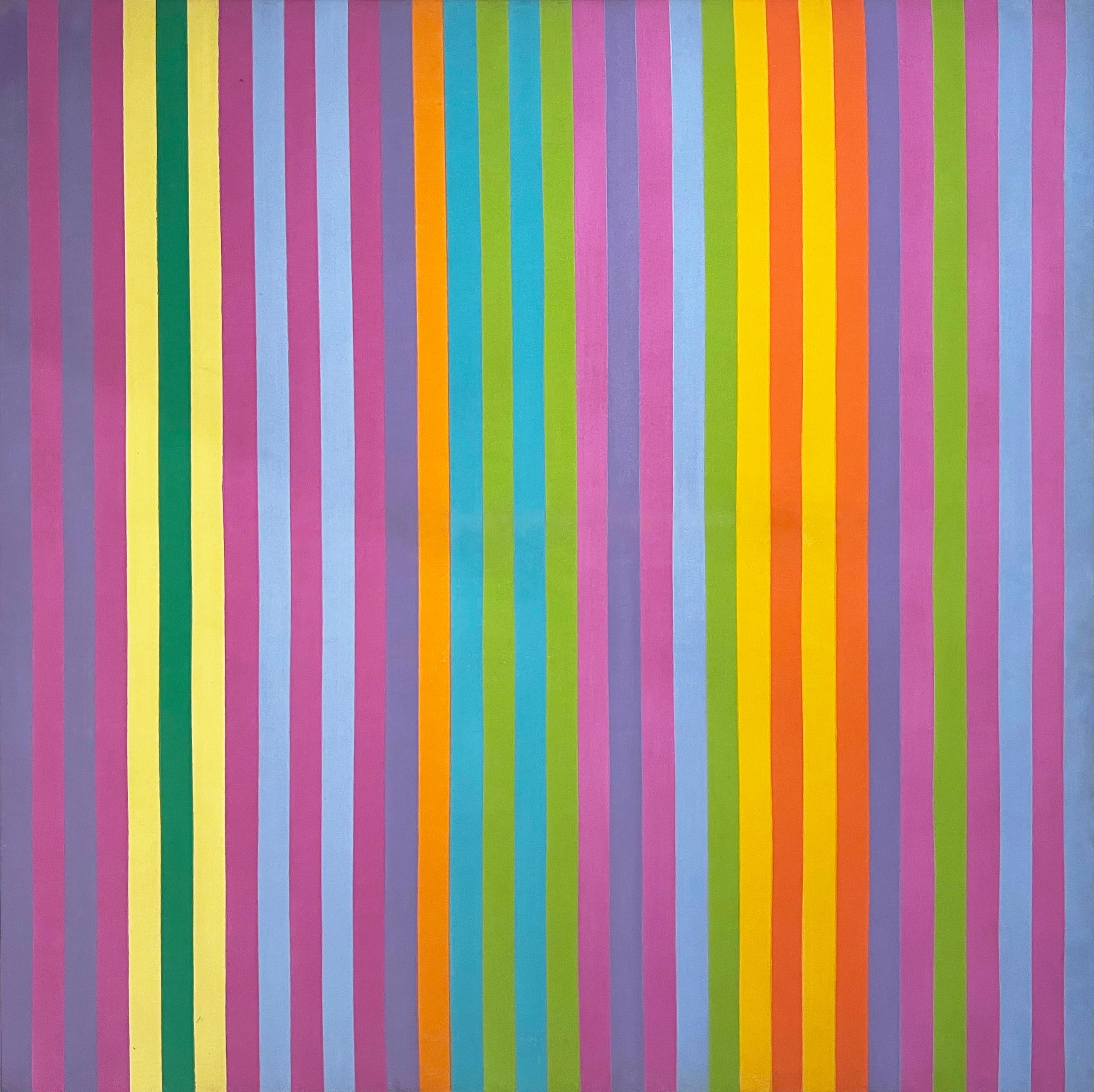 Gene Davis Abstract Painting - Popsicle
