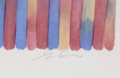 Banjo, lithographie minimaliste à bandes de Gene Davis