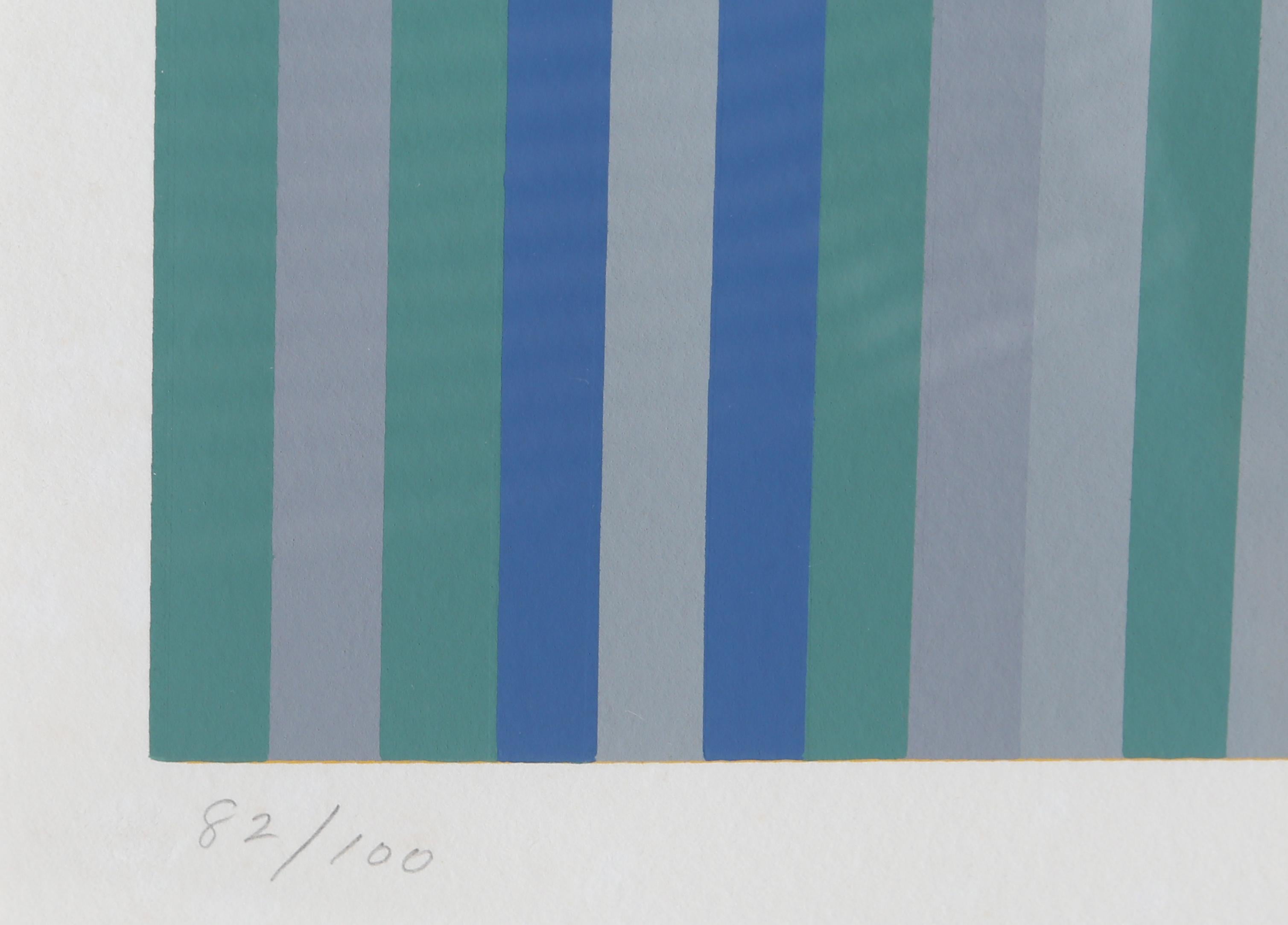Davy's Locker, Minimalist Stripe Screenprint by Gene Davis 3