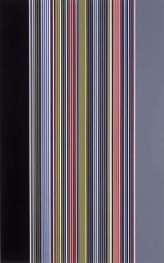 Gene Davis, Blackwatch III, Op Art Lithograph by Gene Davis