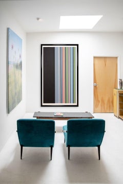 Gene Davis Edición Limitada Firmada y Numerada Serigrafía Serie Bruja Negra 1974