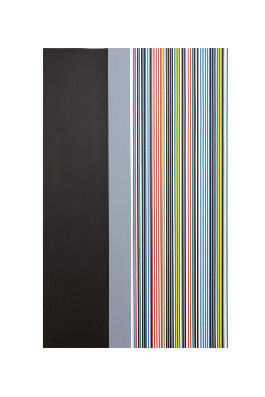 Gene Davis Serigrafia firmata e numerata in edizione limitata della serie Black Witch 1974 in vendita 2