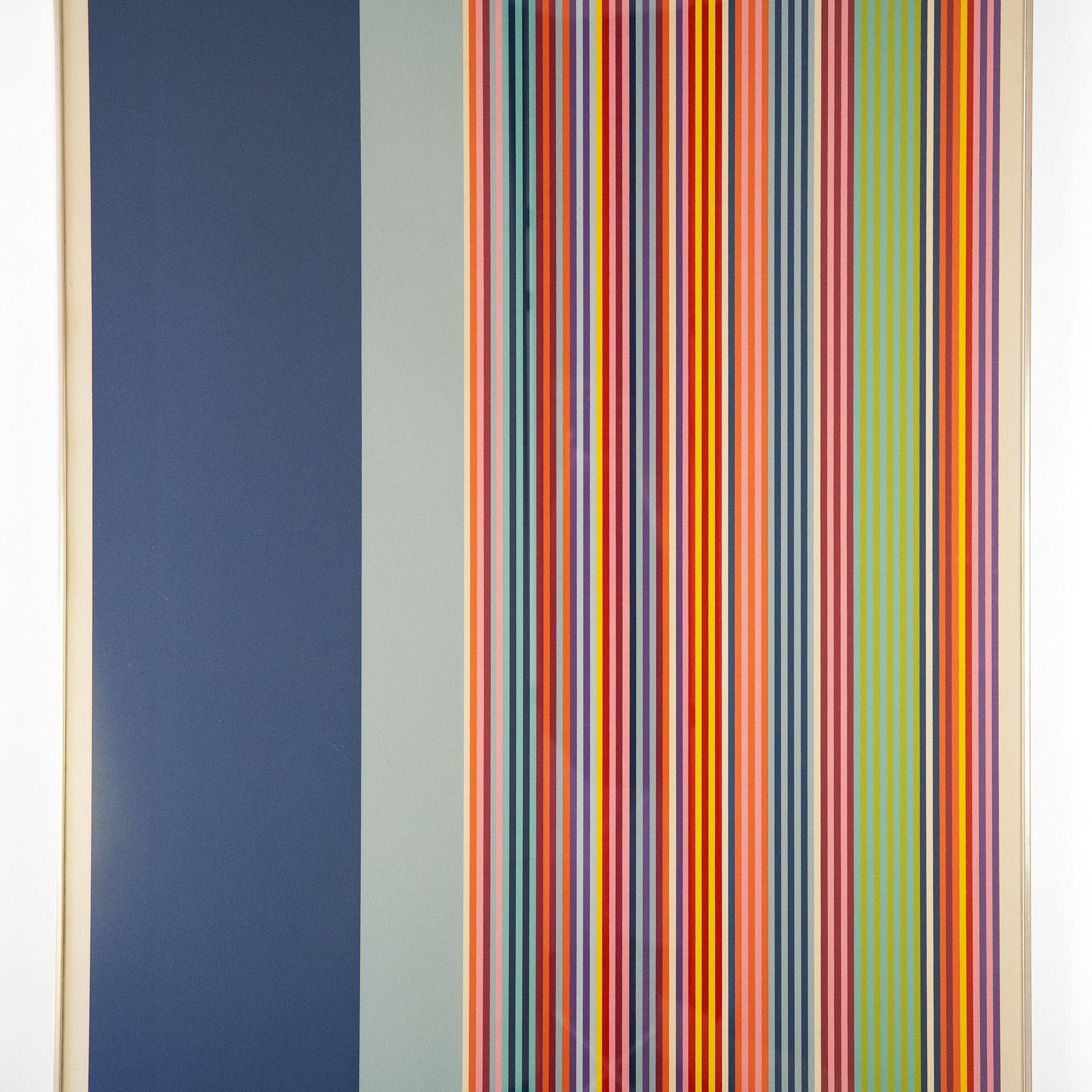 Gene Davis Signed and Numbered Limited Edition Color Field Lithograph 1972 For Sale 1
