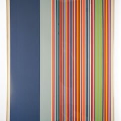 Gene Davis Litografía de campo en color de edición limitada, firmada y numerada, 1972