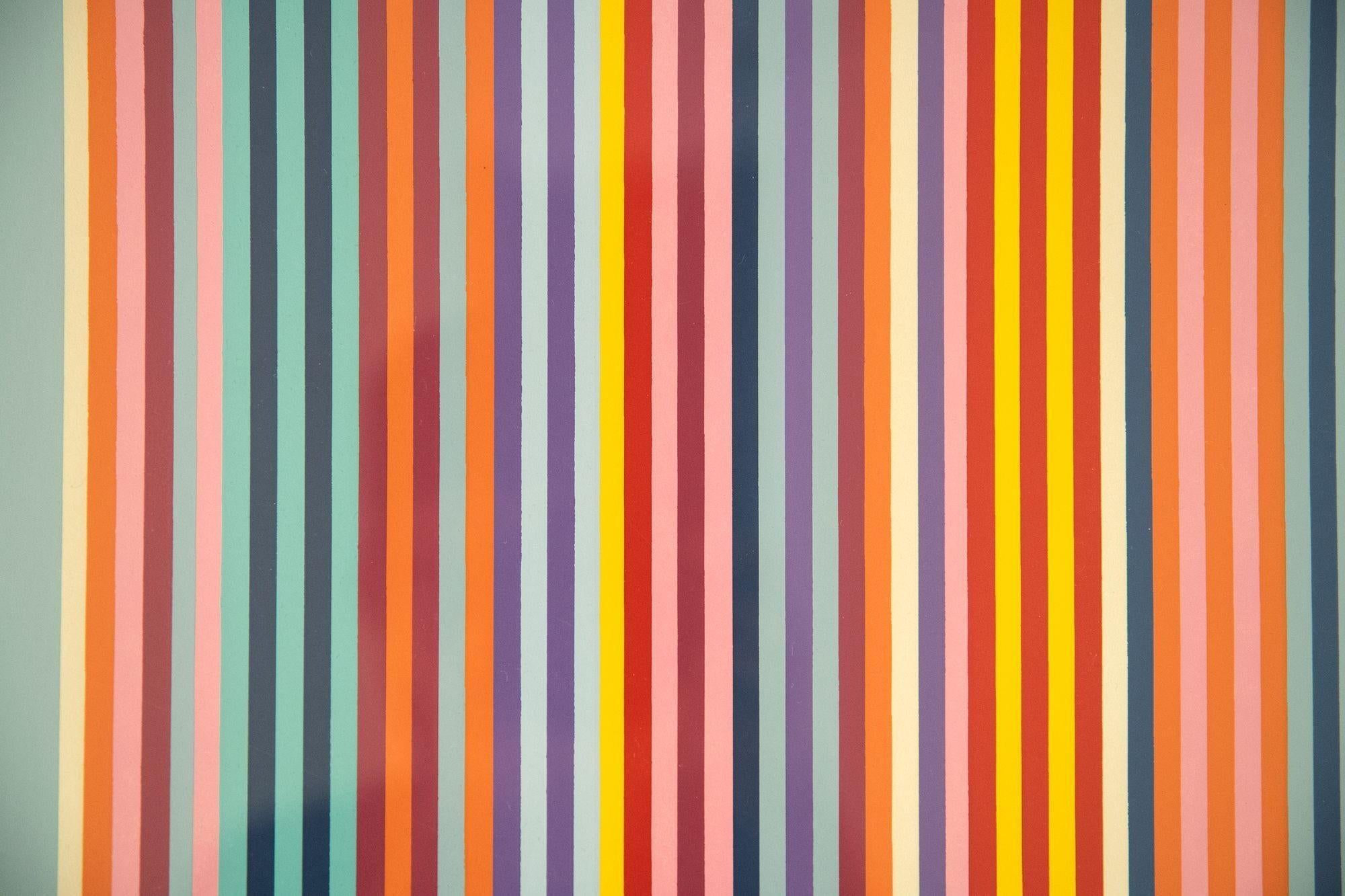 Gene Davis Signed and Numbered Limited Edition Color Field Lithograph 1972 For Sale 3