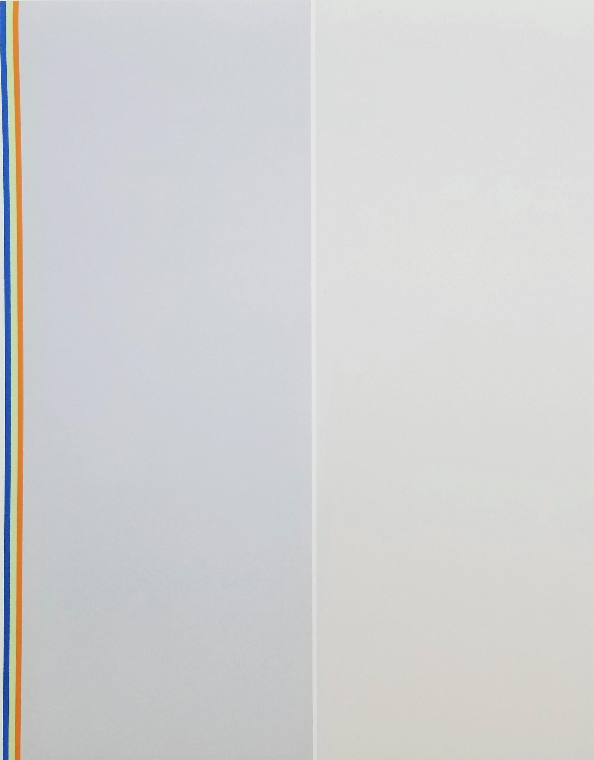 Homage to Barnett Newman /// Gene Davis Abstrakter geometrischer minimalistischer Raumteiler