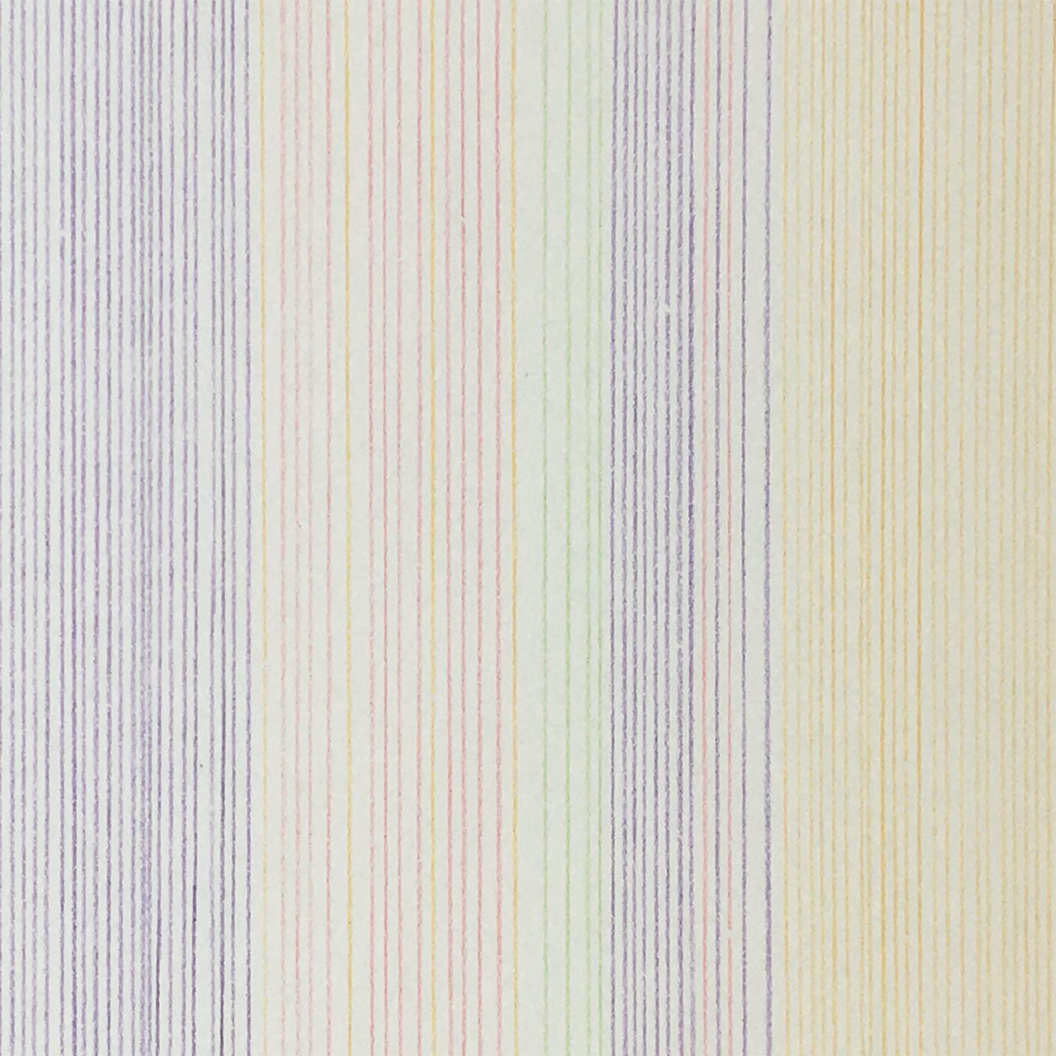 Home Run: Abstrakte moderne minimalistische Farbfeldzeichnung mit Regenbogenfarben im Angebot 1
