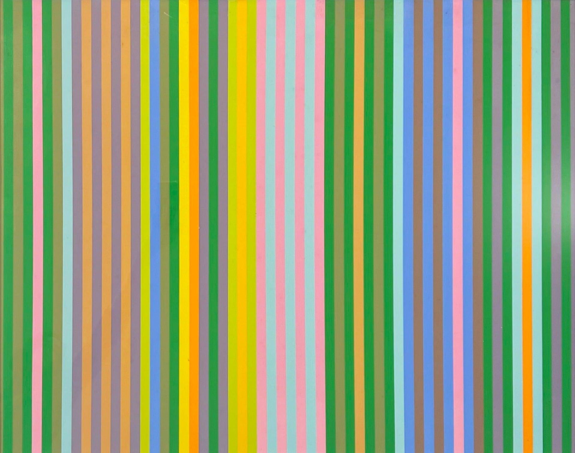 Gene Davis Abstract Print - I Zebra, from Series II