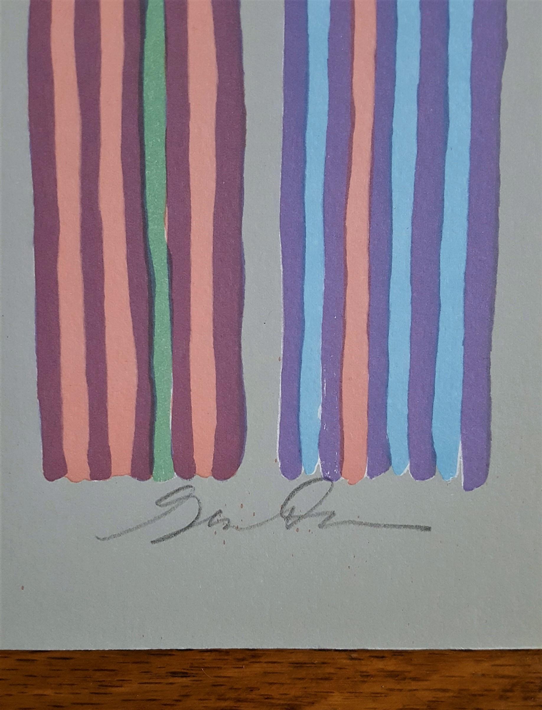 Royal Curtain /// Gene Davis Contemporary Abstract Geometric Expressionist Art For Sale 2