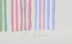 Royal Curtain, Minimalist Abstract Screenprint by Gene Davis