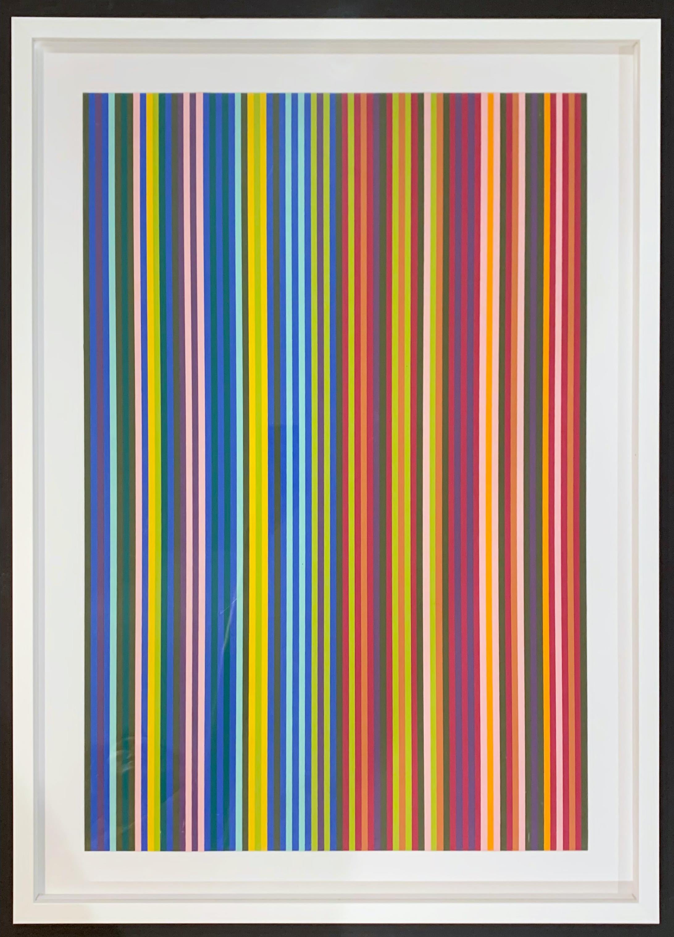 Gene Davis Abstract Print - Series 1: John Barley Corn