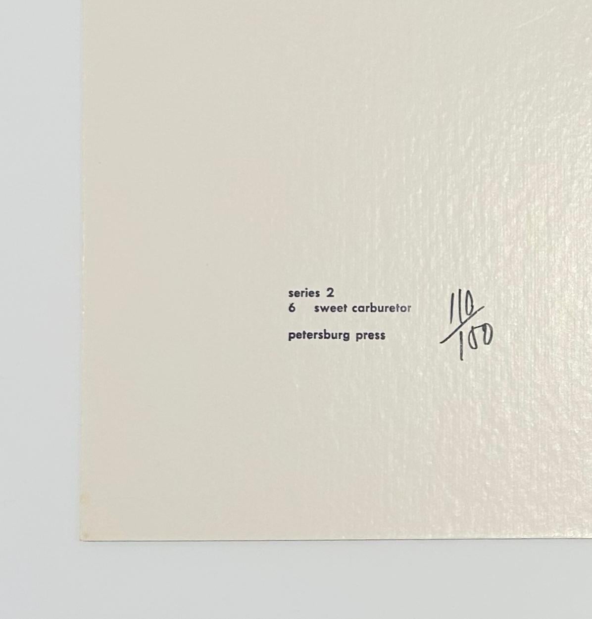 Carburador Sweet, de la serie II - Abstract Print Gris de Gene Davis