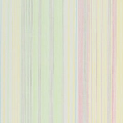 Tightrope: abstract modern minimalist color field drawing with rainbow colors