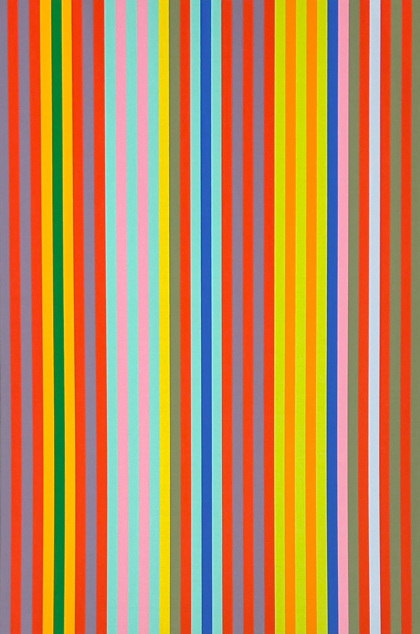 Gene Davis Abstract Print - Yoyo, from Series II