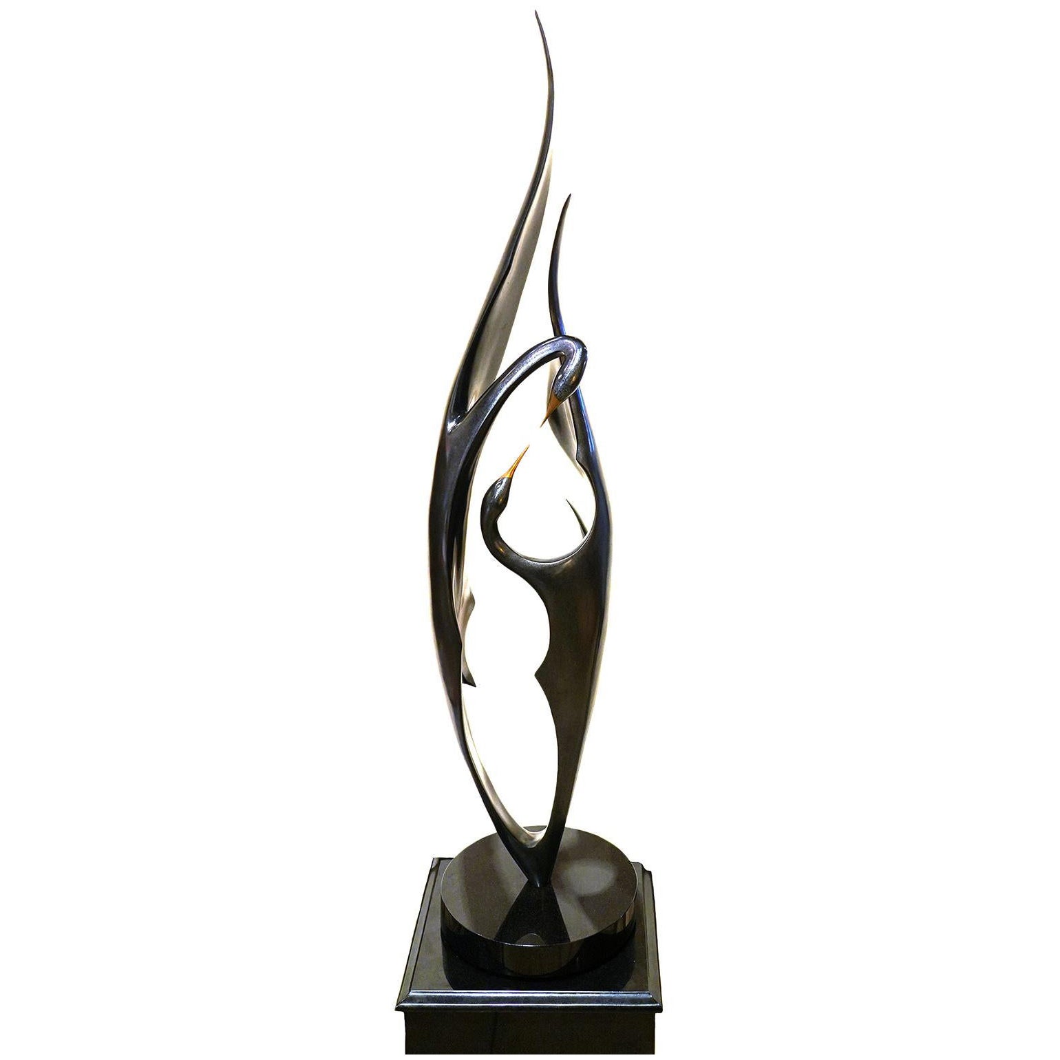 Gene Guibord Large Bronze Birds 'Duet' #1/50 Sculpture