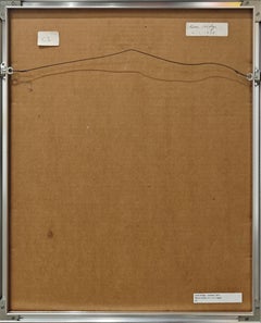 "Untitled" Gene Hedge, Abstract Collage, Mid-Century, Color Field Artist