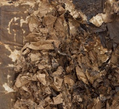 "Untitled" Gene Hedge, Mid-Century, Collage, Construction Materials, Urban